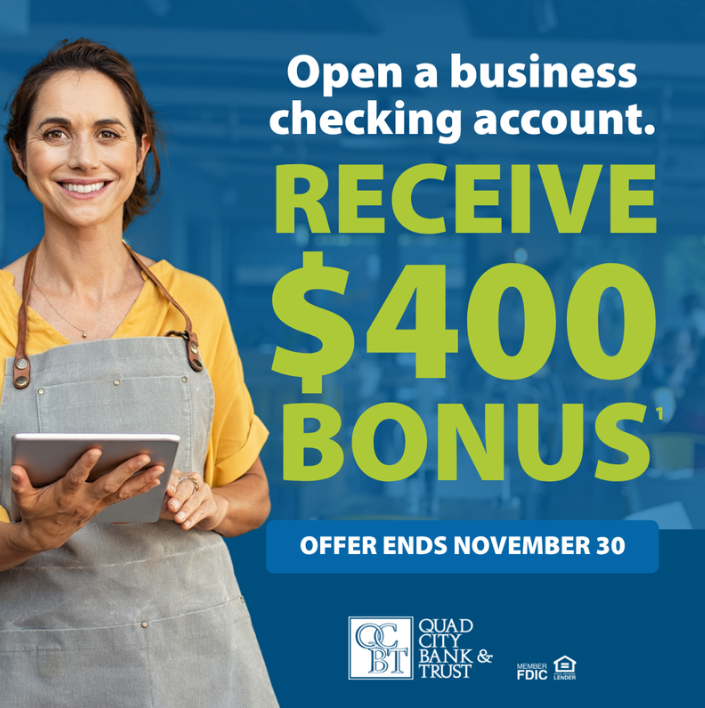 Business checking account bonus